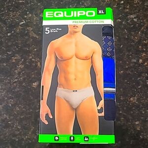 Equipo mens low Rise premium cotton briefs